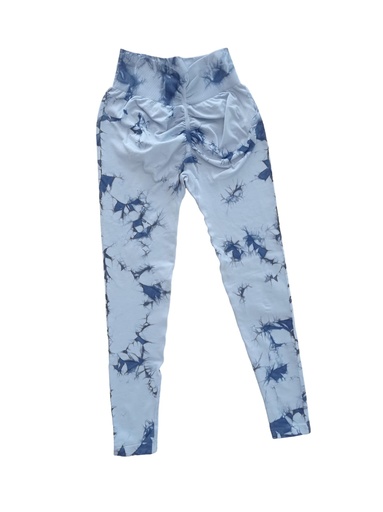 Licra celeste con azul